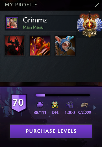 Dota 2 Account 6163 MMR Immortal 2199 Compendium LVL 70 +Items! screenshot 3